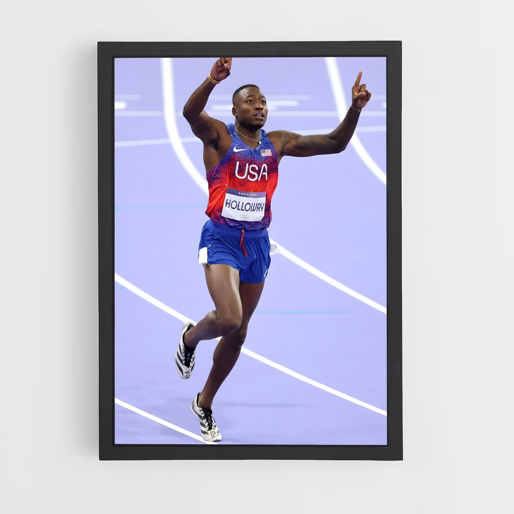 Poster USA à l'Infini – affiche Athlétisme (vue 2)